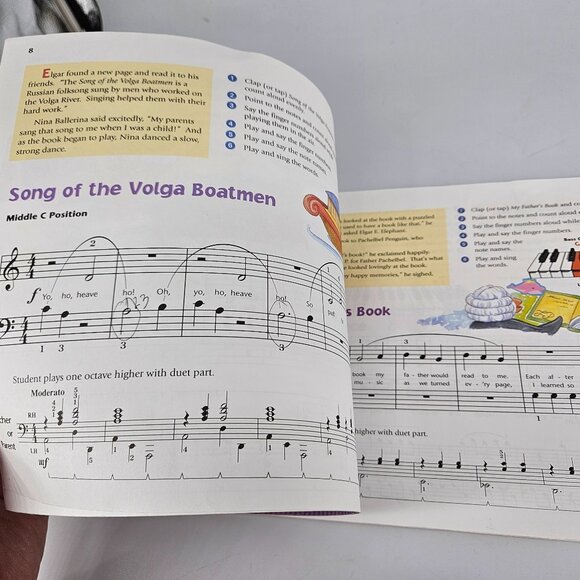 Alfred Music for Little Mozart Piano Learning Prep Level 4 Lesson Recital Lot 2 - Picture 9 of 12